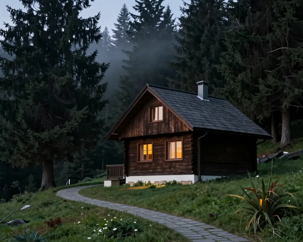 AI-генерирано примерно изображение за къща за гости